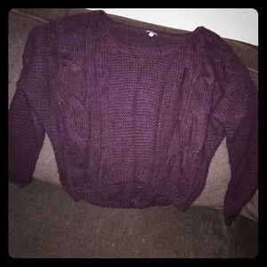 Charlotte Russe off shoulder sweater